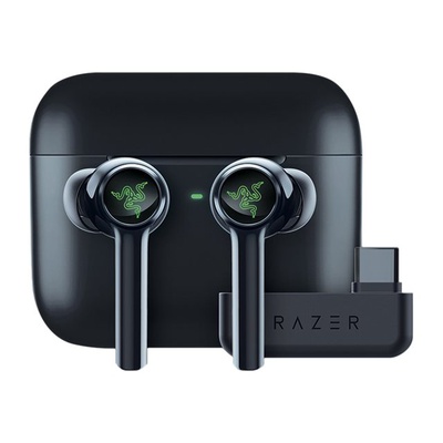 Austiņas Razer | True Earbuds | Hammerhead Pro HyperSpeed | Wireless | In-ear | Microphone | Noise canceling | Wireless | Black