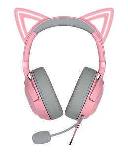 Austiņas Razer | Headset | Kraken Kitty V2 | Wired | On-Ear | Microphone | Noise canceling  Hover