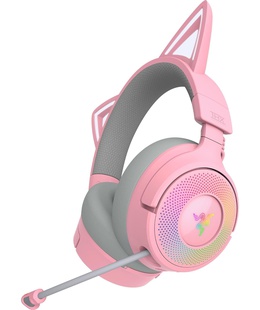 Austiņas Razer | Headset | Kraken Kitty V3 Pro | Bluetooth | Over-Ear | Quartz  Hover