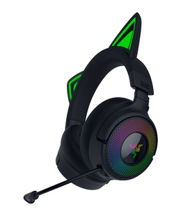 Austiņas Razer | Headset | Kraken Kitty V3 Pro | Bluetooth | Over-Ear | Black  Hover