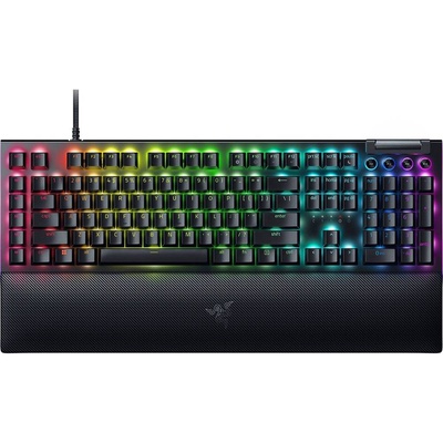 Tastatūra Razer | BlackWidow V4 | Mechanical Gaming keyboard | Wired | RGB LED light | US | Black | Yellow Switches