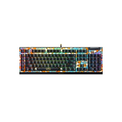 Tastatūra Razer BlackWidow V4 X | Mechanical Gaming Keyboard | Wired | US | Pokémon Edition | Razer Green Mechanical Switches (Clicky)
