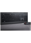 Tastatūra Lenovo | Professional | Professional Wireless Keyboard and Mouse Combo - US English with Euro symbol | Keyboard and Mouse Set | Wireless | Mouse included | US | Black | US English | Numeric keypad | Wireless connection