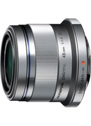  M.Zuiko Digital 45mm f/1.8 objektīvs, sudrabots