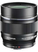  M.Zuiko Digital ED 75mm f/1.8 objektīvs, melns Hover