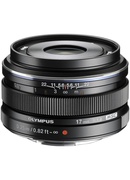  M.Zuiko Digital 17mm f/1.8 objektīvs, melns