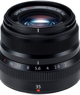  Fujifilm Fujinon XF 35mm f/2 R WR, melns  Hover