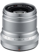  Fujifilm Fujinon XF 50mm f/2 R WR lens, silver