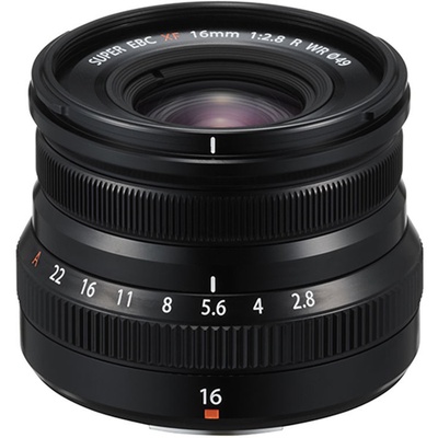  Fujifilm XF 16mm f/2.8 R WR objektīvs, melns