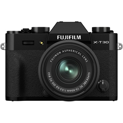 Fujifilm X-T30 II + 15-45mm Kit, black