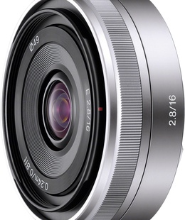  Sony E 16mm f/2.8 objektīvs  Hover