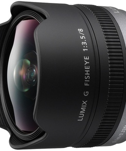  Panasonic Lumix G 8mm f/3.5 Fisheye objektīvs  Hover