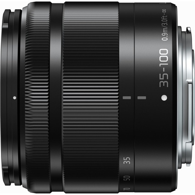  Panasonic Lumix G Vario 35-100mm f/4.0-5.6 ASPH MEGA O.I.S objektīvs, melns