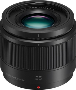  Panasonic Lumix G 25mm f/1.7 ASPH. White Box, black  Hover
