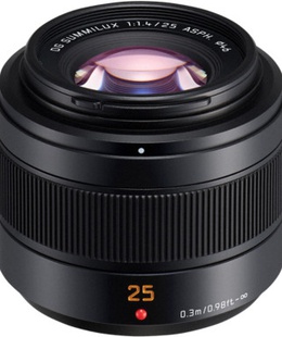  Panasonic Leica DG Summilux 25mm f/1.4 II ASPH. objektīvs, melns  Hover