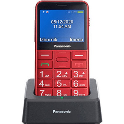 Telefons Panasonic KX-TU155EXRN, red