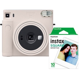 Fujifilm Instax Square SQ1, chalk white + film
