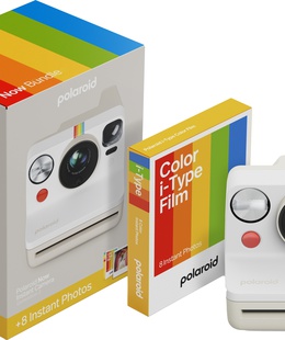  Polaroid Now Gen 3 Bundle, pebble white  Hover