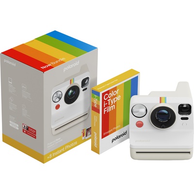  Polaroid Now Gen 3 Bundle, pebble white
