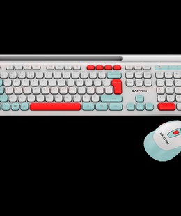 Tastatūra CANYON CNS-HSETW5WT  Hover