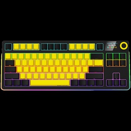Tastatūra LORGAR LRG-KBP70TKLW-YL-US