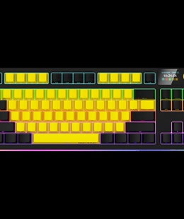 Tastatūra LORGAR LRG-KBP70TKLW-YL-US  Hover