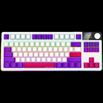 Tastatūra LORGAR LRG-KBP70TKLW-WH-US