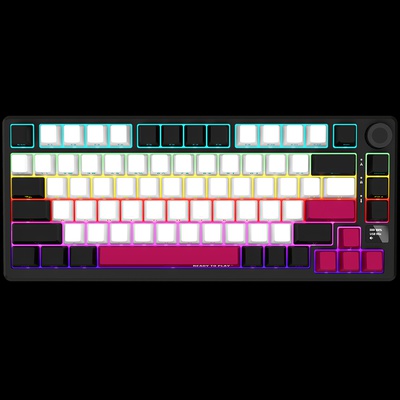 Tastatūra LORGAR LRG-KBP7075W-BK-US