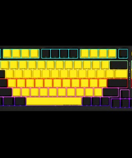 Tastatūra LORGAR LRG-KBP7075W-YL-US  Hover