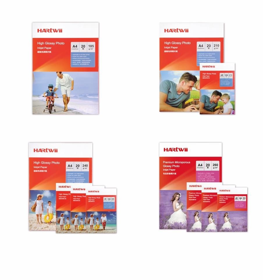  Fotopapīrs A3 160g 20lap glancēts divpusīgs, Hartwii