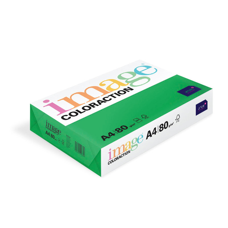  Krāsains papīrs IMAGE C A4 80g/m2 500lap. Dublin/t.zaļš
