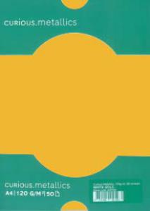  Papīrs Curious Metallics Super Gold, A4, 120g, 50