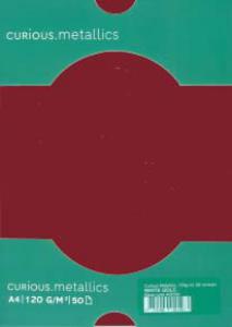  Papīrs Curious Matallick Red lacquer, A4, 120g, 50