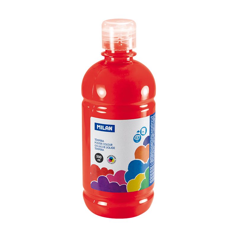  Guaša 500 ml. sarkana MILAN