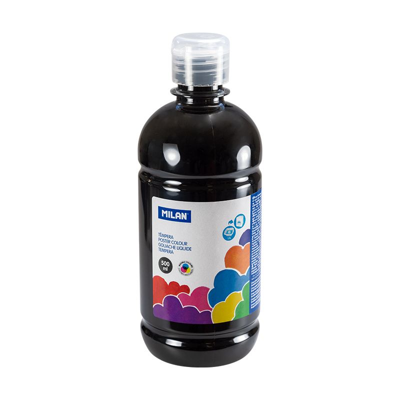  Guaša 500 ml. melna MILAN
