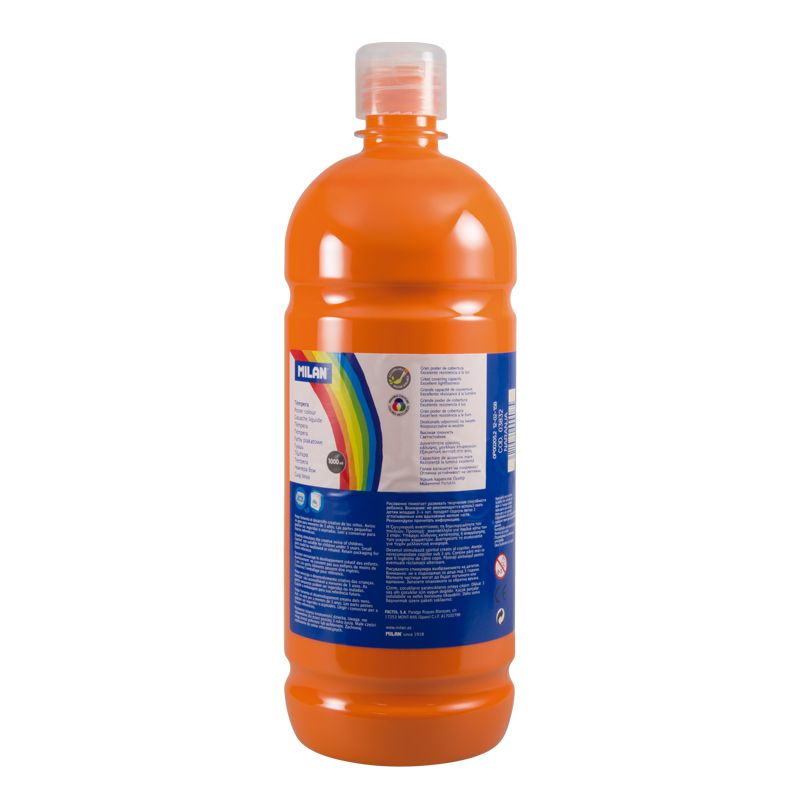  Guaša 1 litrs, oranža MILAN