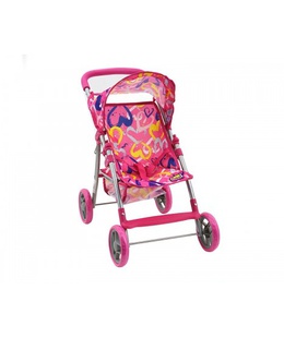  Leļļu ratiņi ar grozu un jumtiņu 60x54x33,5 cm 533868  Hover