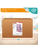  Liela koka leļļu māja ar mēbelēm 112 cm CB85293 Hover