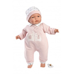  Lelle mazulis Joelle Elefante 38 cm (ar mānekli, mīkstais ķermenis) Spānija LL13848