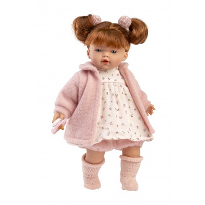  Lelle Lea 33 cm, raud, runā, ar mānekli, mīkstais ķermenis Spānija LL33160