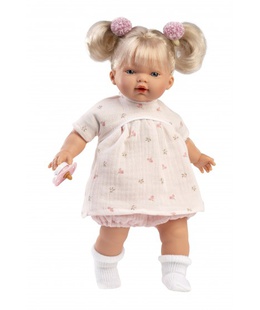  Lelle Roberta 33 cm, raud, runā, ar mānekli, mīkstais ķermenis Spānija LL33162  Hover
