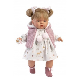  Lelle Joelle 38 cm, raud, runā, ar mānekli, mīkstais ķermenis Spānija LL38354