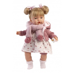  Lelle Joelle 38 cm, raud, runā, ar mānekli, mīkstais ķermenis Spānija LL38358
