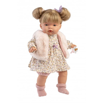  Lelle Joelle 38 cm, raud, runā, ar mānekli, mīkstais ķermenis Spānija LL38360