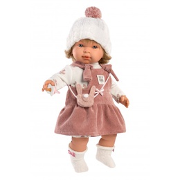  Lelle meitene Carla 42 cm (raud, saka: mama, papa) Spānija LL42160