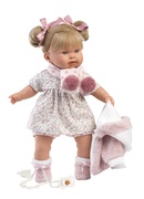  Lelle Aleksandra 42 cm, raud, runā, ar mānekli, mīkstais ķermenis Spānija LL42280 Hover