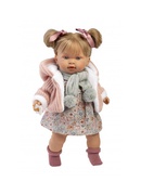  Lelle Aleksandra 42 cm, raud, runā, ar mānekli, mīkstais ķermenis Spānija LL42284