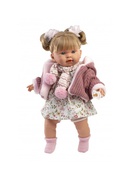  Lelle Aleksandra 42 cm, raud, runā, ar mānekli, mīkstais ķermenis Spānija LL42286