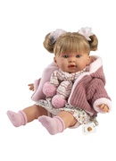  Lelle Aleksandra 42 cm, raud, runā, ar mānekli, mīkstais ķermenis Spānija LL42286 Hover