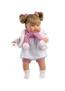  Lelle Aleksandra 42 cm, raud, runā, ar mānekli, mīkstais ķermenis Spānija LL42288